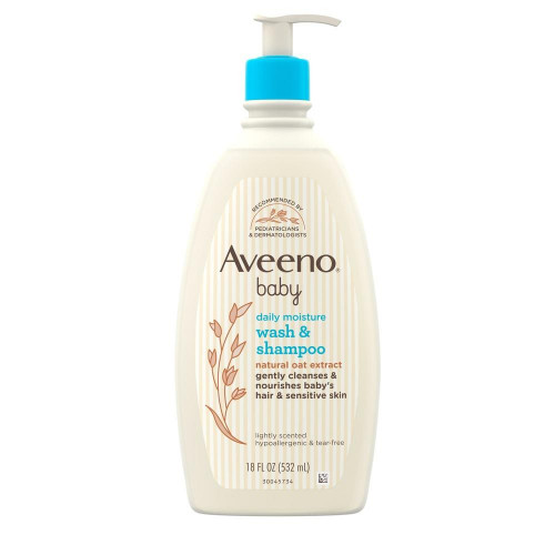 Sữa tắm gội Aveeno Baby Wash & Shampoo 